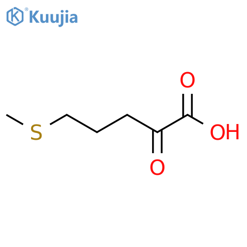 5-(methylsulfanyl)-2-oxopentanoic acid structure