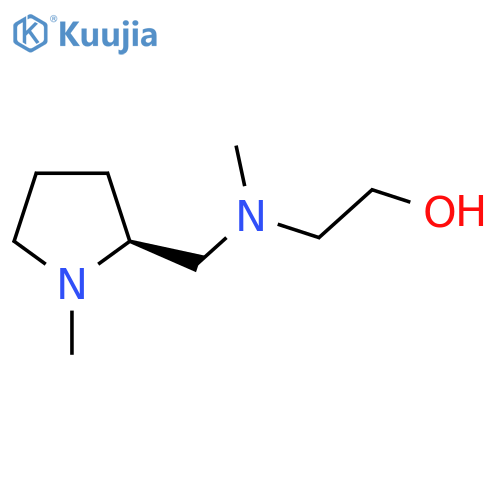 2-[Methyl-((S)-1-methyl-pyrrolidin-2-ylmethyl)-amino]-ethanol structure