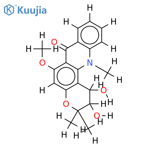(1R*,2S*)-1,2-Dihydroxy-1,2-dihydroacronycine structure