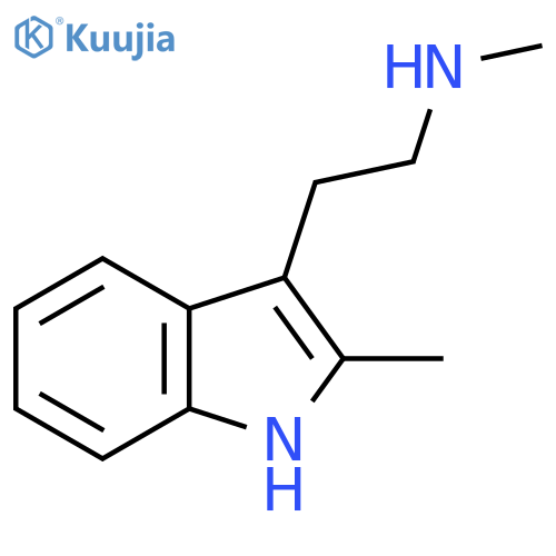1H-Indole-3-ethanamine, N,2-dimethyl- structure
