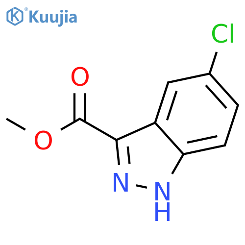 Methyl 5-chloro-1H-indazole-3-carboxylate structure