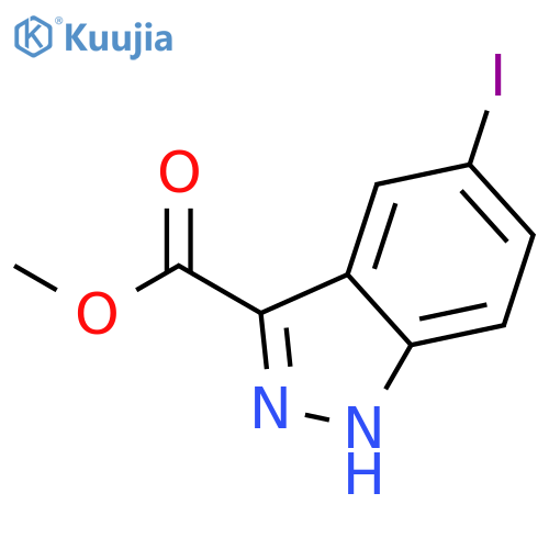 Methyl 5-iodo-1H-indazole-3-carboxylate structure