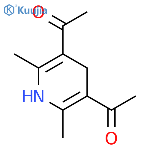 Ethanone,1,1'-(1,4-dihydro-2,6-dimethyl-3,5-pyridinediyl)bis- structure