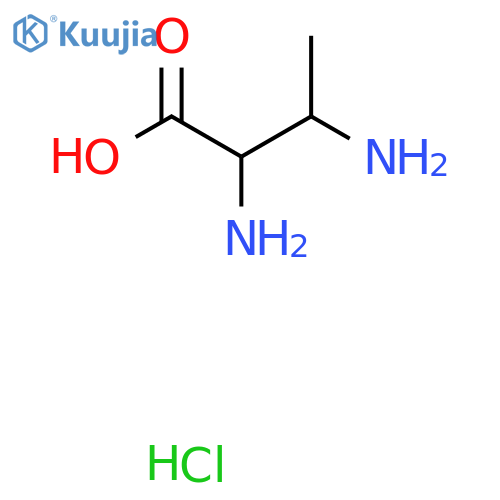 2,3-Diaminobutanoic acid hydrochloride structure