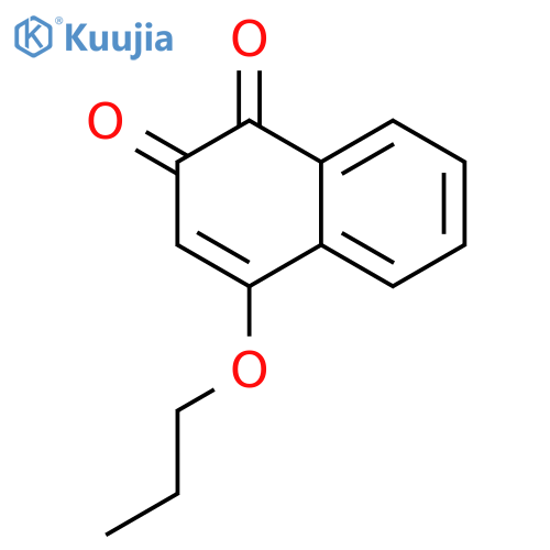 1,2-NAPHTHALENEDIONE, 4-PROPOXY- structure