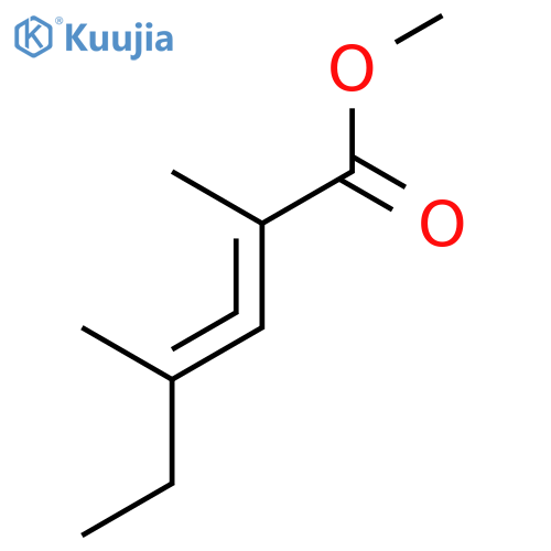 2,3-Hexadienoic acid, 2,4-dimethyl-, methyl ester, (±)- structure