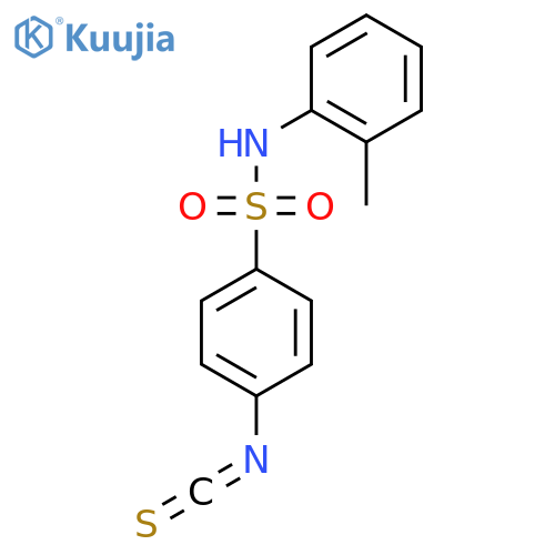 4-Isothiocyanato-N-(2-methylphenyl)benzenesulfonamide structure