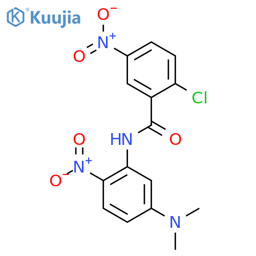 2-chloro-N-(5-(diMethylaMino)-2-nitrophenyl)-5-nitrobenzaMide structure