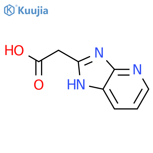 1H-Imidazo[4,5-b]pyridine-2-acetic acid structure