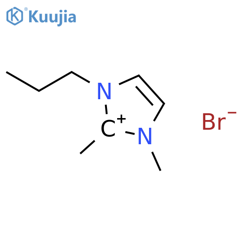 1-Propyl-2,3-dimethylimidazolium bromide structure