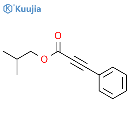 2-propynoic acid, 3-phenyl-, 2-methylpropyl ester structure