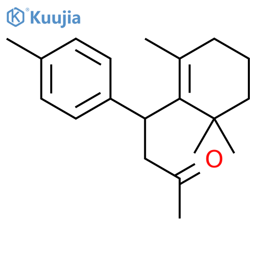 2-Butanone, 4-(4-methylphenyl)-4-(2,6,6-trimethyl-1-cyclohexen-1-yl)- structure