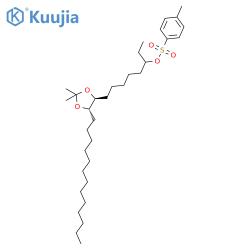 3-hydroxy-9,10-isopropylidenedioxytricosane tosylate structure
