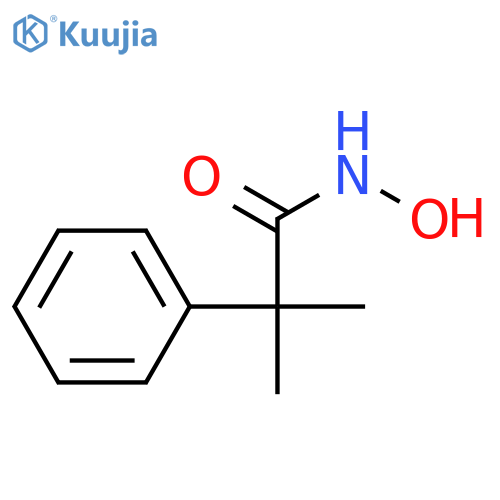 N-hydroxy-2-methyl-2-phenylpropanamide structure