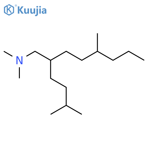 1-octanamine, N,N,5-trimethyl-2-(3-methylbutyl)- structure