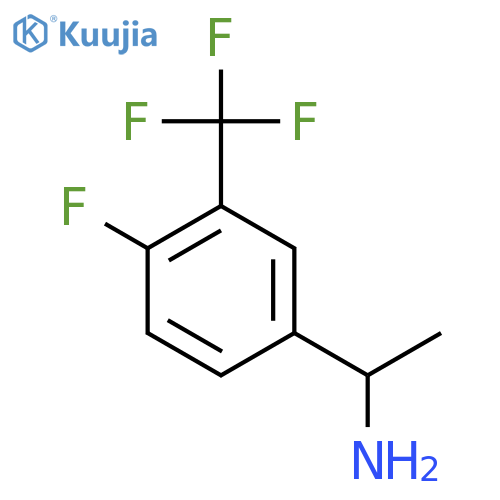(1R)-1-[4-fluoro-3-(trifluoromethyl)phenyl]ethanamine structure
