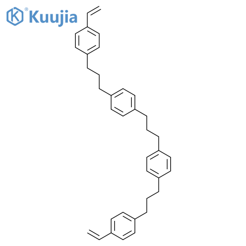 Benzene, 1,1'-(1,3-propanediyl)bis[4-[3-(4-ethenylphenyl)propyl]- structure
