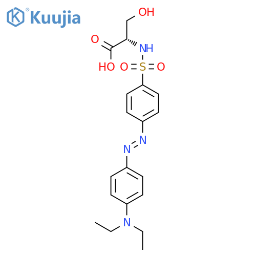 L-Serine, N-[[4-[[4-(diethylamino)phenyl]azo]phenyl]sulfonyl]- structure