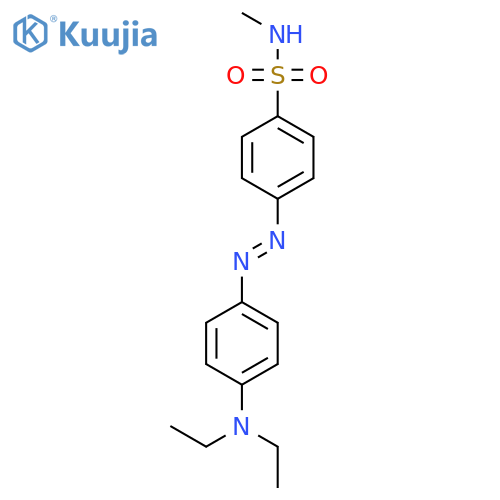 Benzenesulfonamide, 4-[[4-(diethylamino)phenyl]azo]-N-methyl- structure