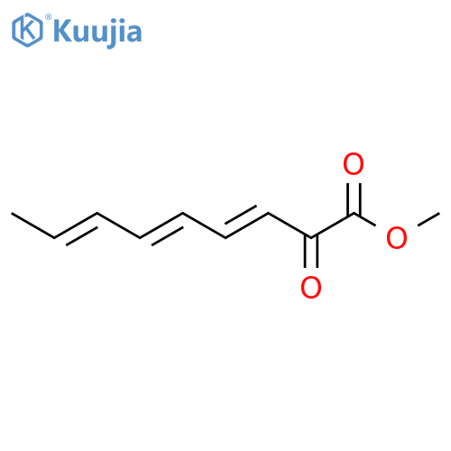 3,5,7-Nonatrienoic acid, 2-oxo-, methyl ester, (E,E,E)- structure