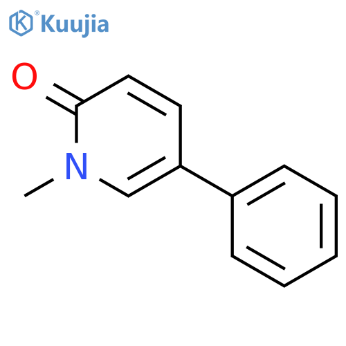 2(1H)-Pyridinone,1-methyl-5-phenyl- structure