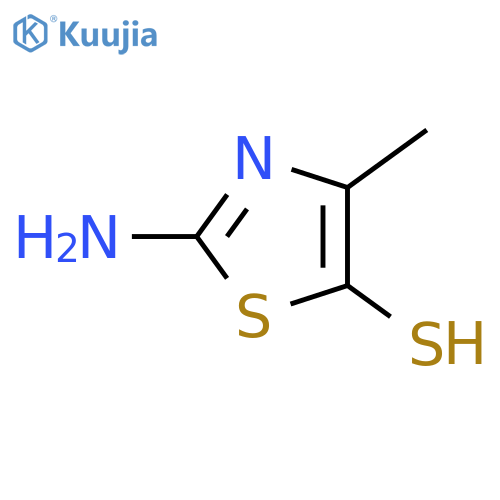 5-Thiazolethiol,2-amino-4-methyl- structure
