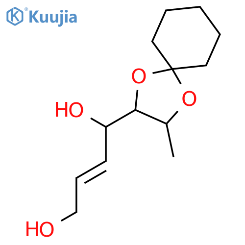 2-Butene-1,4-diol, 1-(3-methyl-1,4-dioxaspiro[4.5]dec-2-yl)- structure