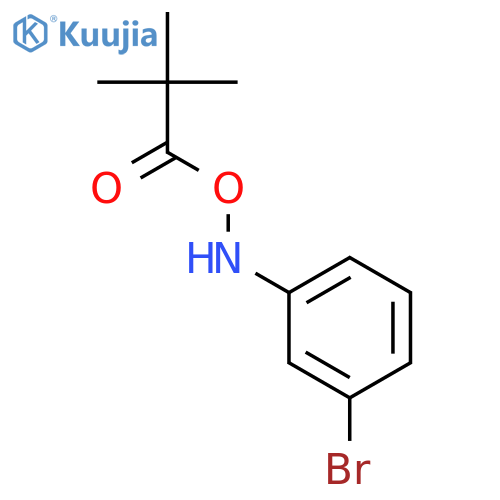 Propanoic acid,2,2-dimethyl-, (3-bromophenyl)azanyl ester structure