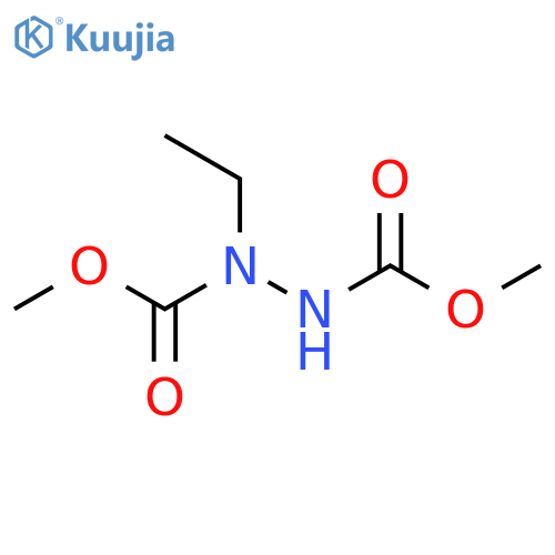 1,2-Hydrazinedicarboxylic acid, 1-ethyl-, dimethyl ester (9CI) structure