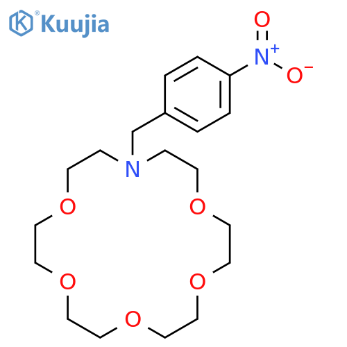 1,4,7,10,13-Pentaoxa-16-azacyclooctadecane,16-[(4-nitrophenyl)methyl]- structure