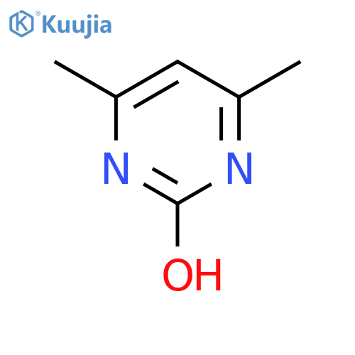 4,6-Dimethyl-2-hydroxypyrimidine structure