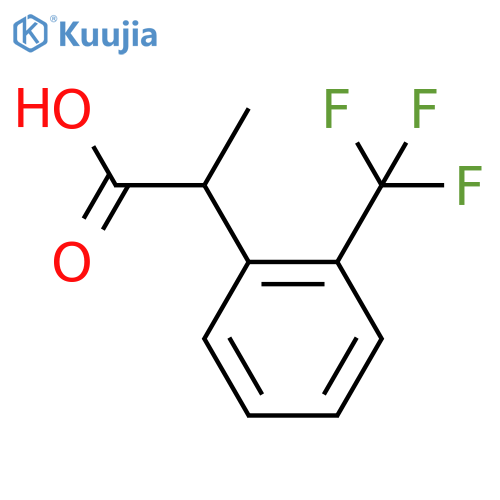 2-2-(Trifluoromethyl)phenylpropanoic Acid structure