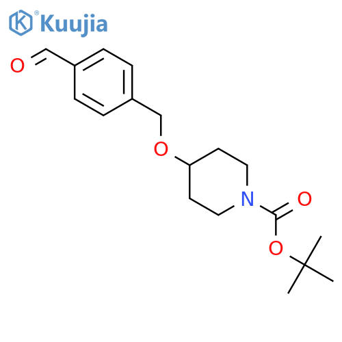 tert-Butyl 4-(4-formylbenzyloxy)piperidine-1-carboxylate structure