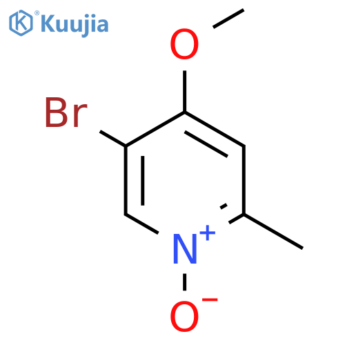5-Bromo-4-methoxy-2-methylpyridine 1-oxide structure
