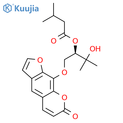 Heraclenol 2'-O-isovalerate structure
