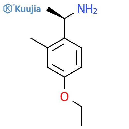 (1R)-1-(4-ethoxy-2-methylphenyl)ethan-1-amine structure
