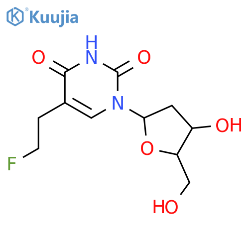 5-(2-Fluoroethyl)-2'-deoxyuridine structure
