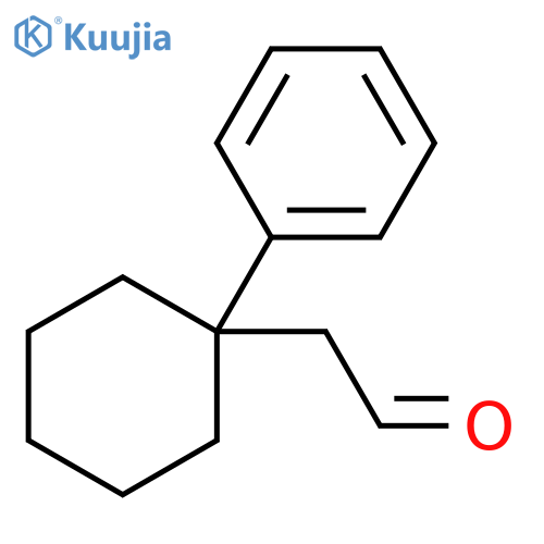 Cyclohexaneacetaldehyde, 1-phenyl- structure