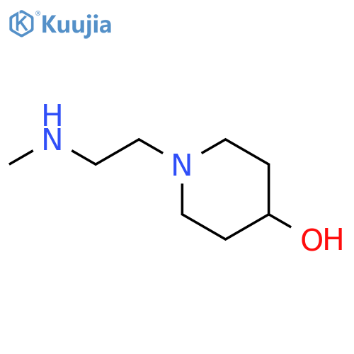 1-(2-(methylamino)ethyl)piperidin-4-ol hydrochloride structure