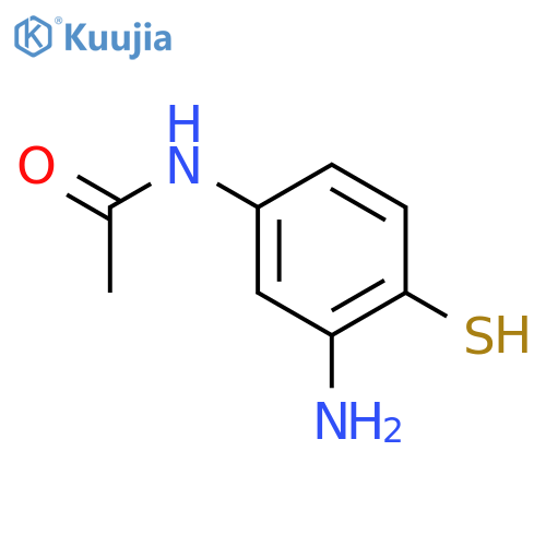 Acetamide, N-(3-amino-4-mercaptophenyl)- structure
