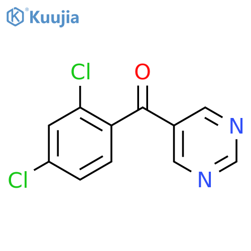 Methanone, (2,4-dichlorophenyl)-5-pyrimidinyl- structure
