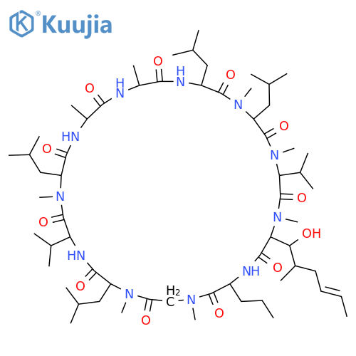 Cyclosporin; Cyclosporin X structure