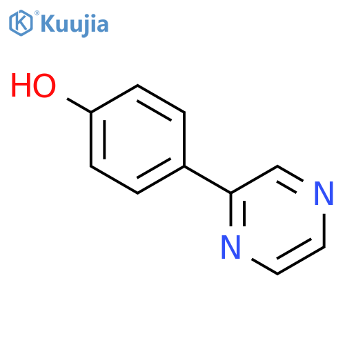 Phenol,4-(2-pyrazinyl)- structure