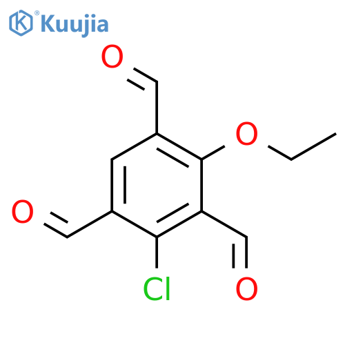 1,3,5-Benzenetricarboxaldehyde, 2-chloro-4-ethoxy- structure