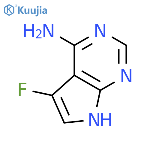 5-Fluoro-7H-pyrrolo[2,3-d]pyrimidin-4-amine structure