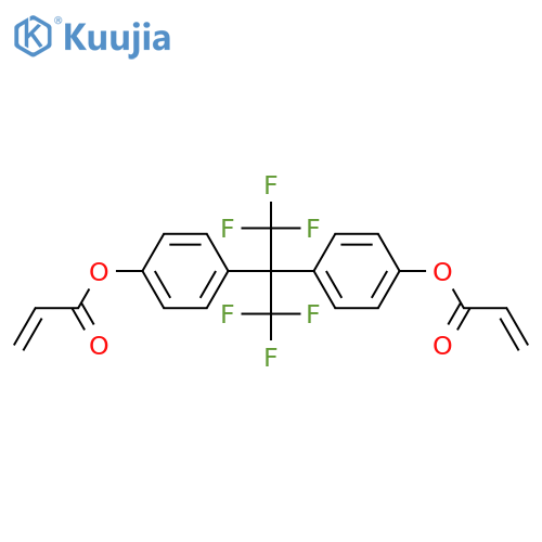 4,4'-(Hexafluoroisopropylidene)diphenyl Diacrylate structure