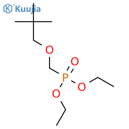 Phosphonic acid, [(2,2-dimethylpropoxy)methyl]-, diethyl ester structure