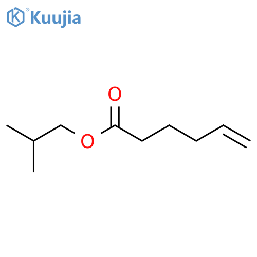 5-Hexenoic acid, 2-methylpropyl ester structure