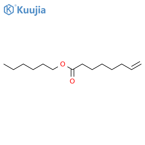 7-Octenoic acid, hexyl ester structure