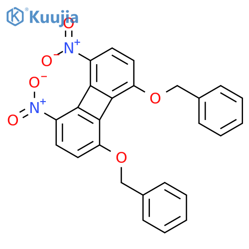 Biphenylene, 1,8-dinitro-4,5-bis(phenylmethoxy)- structure